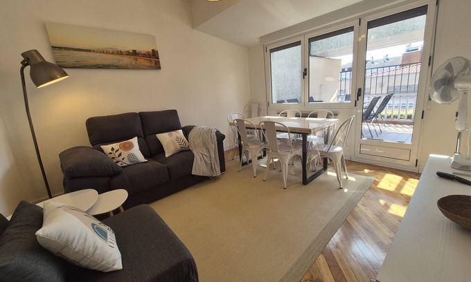 Gijon-Este Apartamento | 1A155 La Terraza de la Arena