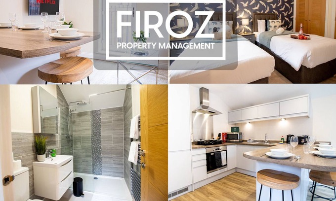 Basingstoke Apartamento | Moderno-Apartamento-Baño Privado