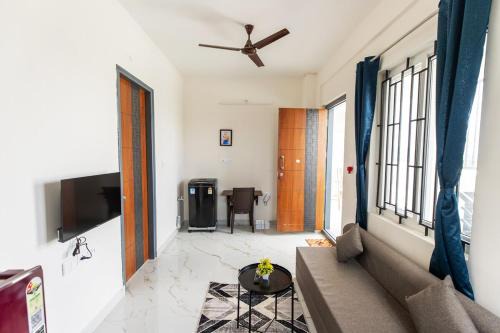 Agara Apartamento | 1BHK 2km From Hosa Road Metro with lift 601