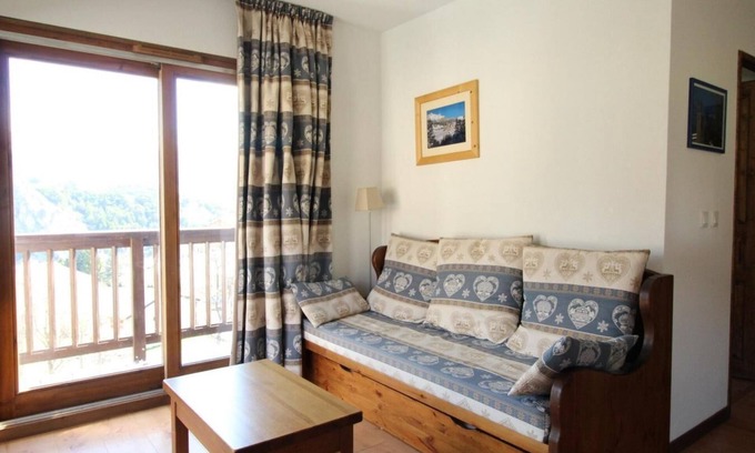 Aussois Apartamento | 10m del centro estación, 1.o piso, balcón, tv, local para esquís, 44m², Aussois