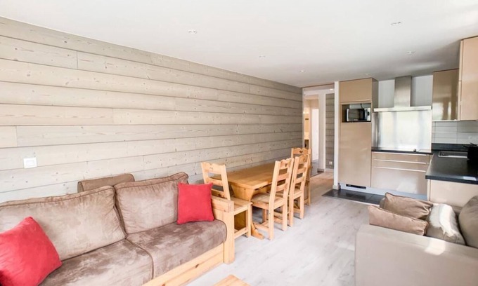 Le Lavachet Apartamento | 200m del centro estación, 1.o piso, balcón, tv, local para esquís, 58m², Tignes