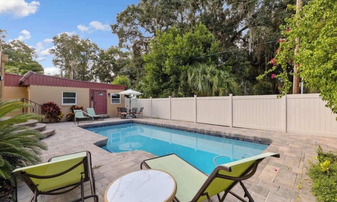 Lakeland Casa | 2/1 Pool & Pet Friendly Spanish Cottage