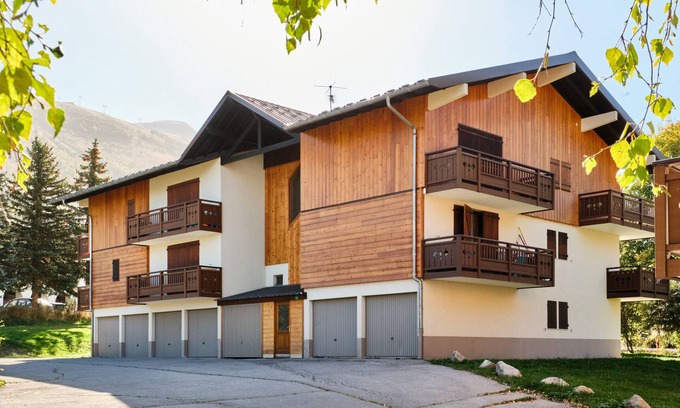 Mont-de-Lans Apartamento | Apartamento '2 Alpes - Apartamento 2-4 Pers' con vistas a la montaña, balcón y Wi-Fi