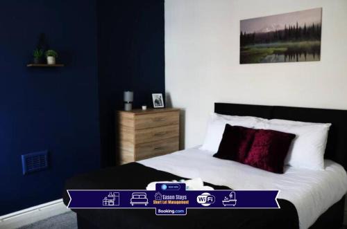 Warrington Casa | 2 BDR House By Eason Stays Short Lets & Serviced Accommodation Warrington With Free Wifi