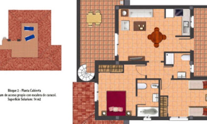 La Línea de la Concepción Casa | Ático 2 dormitorios bloque 2 (Apartamento 1)