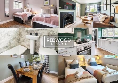 Alton Casa | 2 Bed 1 Bath House, Perfect for Corporate, Contractors & Families FREE Parking, Garden, Netflix By REDWOOD STAYS