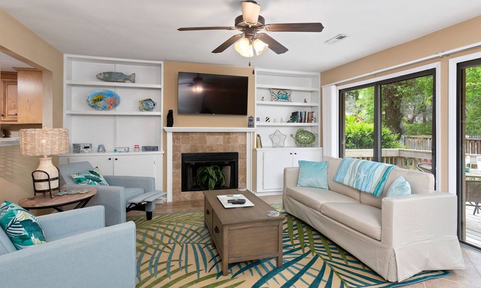 Saint Simons Heights Condominio | Condominio bellamente decorado en la isla de San Simons!