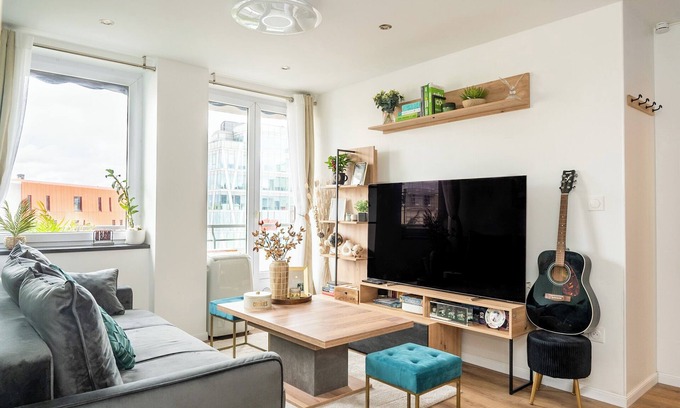 Le Kremlin-Bicetre Apartamento | Captivating, air-conditioned apartment by Paris