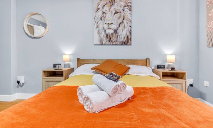 West Bromwich Apartamento | Apartamento-Baño privado con ducha-Vista a la Ciudad