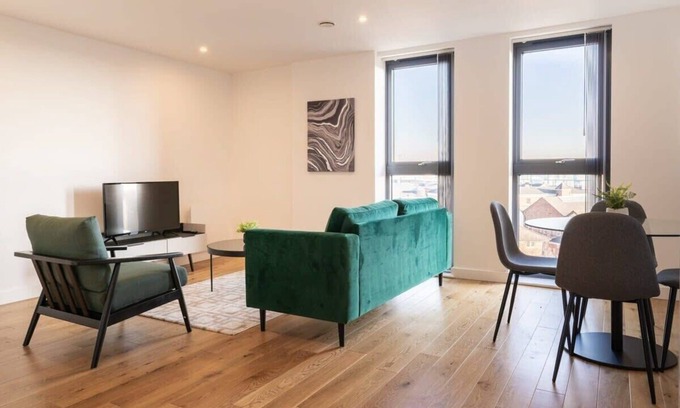 The Westside Apartamento | 2 Bed Birmingham Apartment in Modern Development