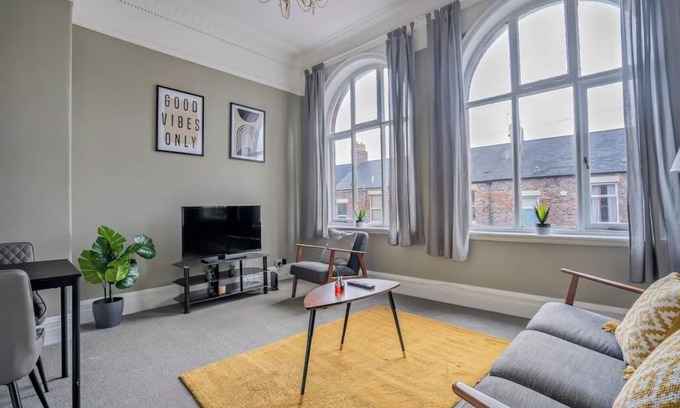 Wallsend Apartamento | 2 Bed-Town Centre-Free Parking