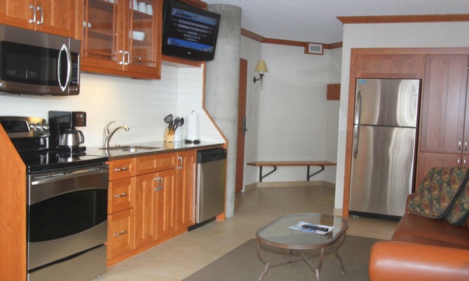Salt Lake Mountain Resorts Condominio | 2 dormitorios, 3 baños, bañera de hidromasaje privada, capacidad para 10 personas, apartamento completo, del 18 de enero al 25 de enero de 2019