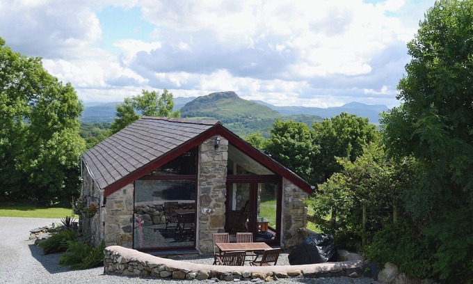 Pentrefelin Cabaña | Alojamiento de 2 habitaciones en cerca de Criccieth