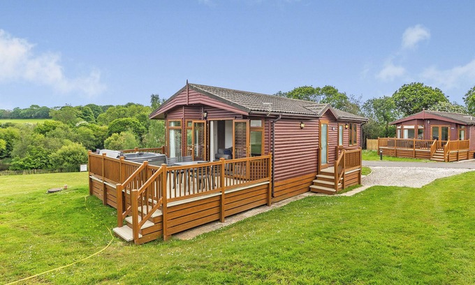Hewas Water Chalet De Esquí | Alojamiento de 2 habitaciones en Nr St Austell