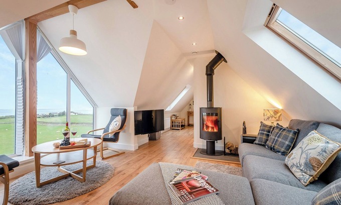 Stranraer Cabaña | Alojamiento de 2 habitaciones en Kirkcolm, near Stranraer