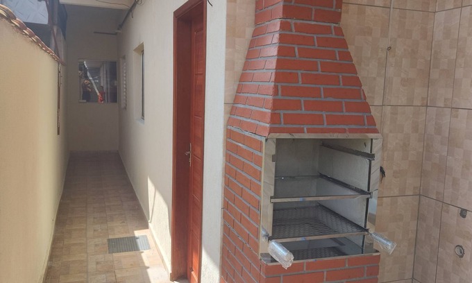 Quietude Casa | 2 Bedroom House with Barbecue 2km from Tupi x Ocian Beach