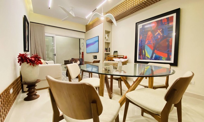 Yolanda Morales Apartamento | 2 BR Luxury/Infinity Pool/Gym/Downtown/Best 📍
