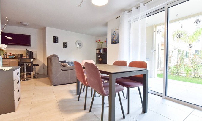 Pointe Croisette Apartamento | CAN️ CANNES, 3P CON TERRAZA ☀️ ��Con piscina en el corazón de Palm Beach!