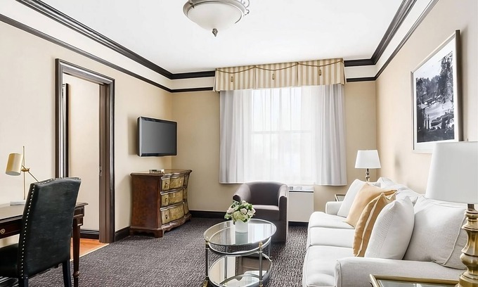 Central Park West Hotel | 2 Deluxe Suite 1 King Bed at The Lucerne Hotel!