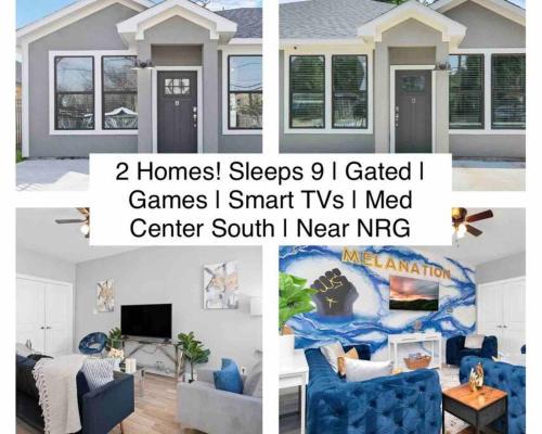 Southeast Houston Casa | 2 Homes*Sleeps 9*Gated Parking* Near NRG