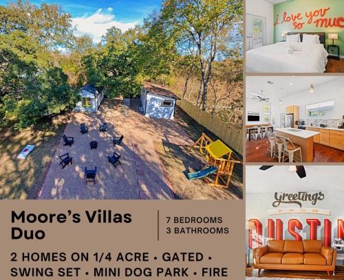 South Manchaca Casa | 2-House Retreat for Big Groups-Fire Pit-Pets OK
