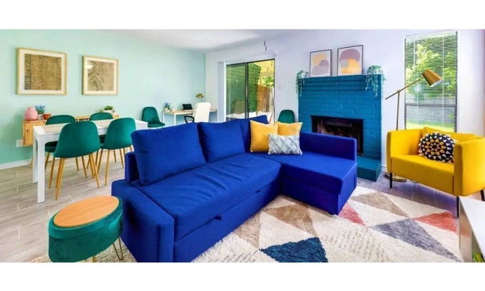 Town And Country Park Addition Casa | 2 Master Suites + Peaceful + Colorful + Fenced in Yard + Near Trails and Parks