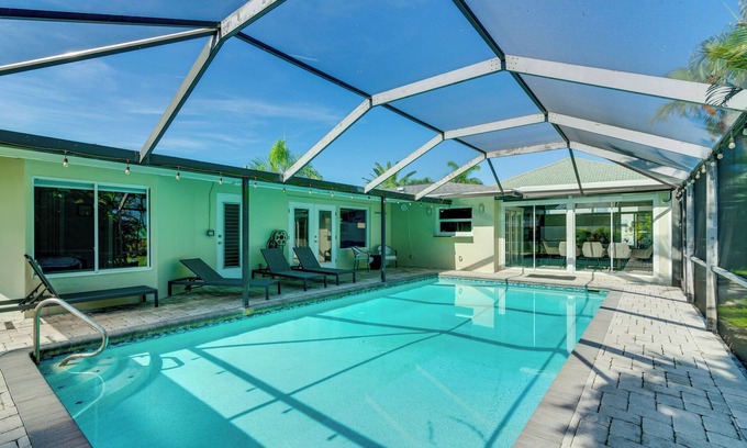 Yacht Club Casa | 2 Mi to Beach: Canal-Front Retreat in Cape Coral!