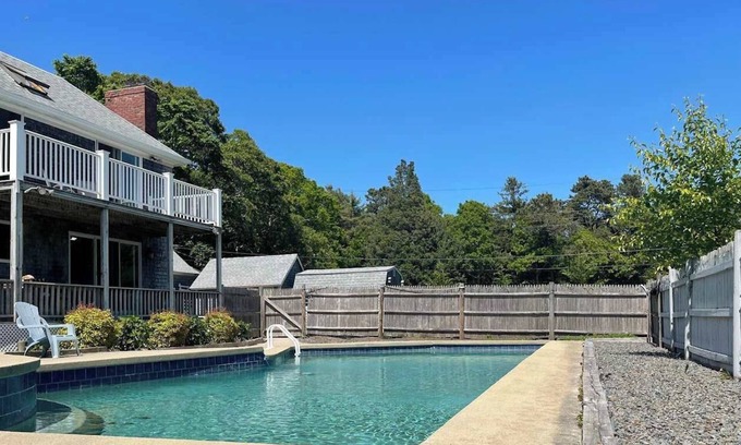 Buzzards Bay Casa | 2 Mins to Beach + Heated Saltwater Pool, Views!