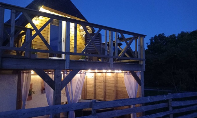 Moyaux Apartamento | Cottage for 2 people with Spa, terrace and garden