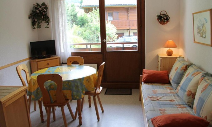 La Clusaz Apartamento | 2 pièces avec balcon et parking à La Clusaz - FR-1-459-92