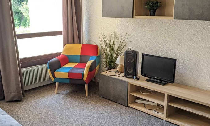 Prapoutel Apartamento | Apartamento de 2 habitaciones a pie de pistas con balcón y taquilla para esquís