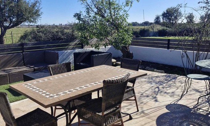 Ghisonaccia Apartamento | Apartamento-Baño privado con ducha-Vista al campo