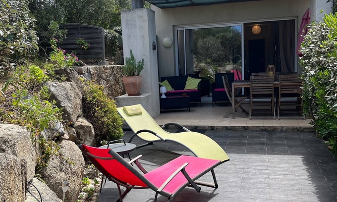 Marine de Saint Ambroggio Apartamento | Alquiler de 2 habitaciones Sant Ambroggio a 100 m de la playa y tiendas cerca de Calvi