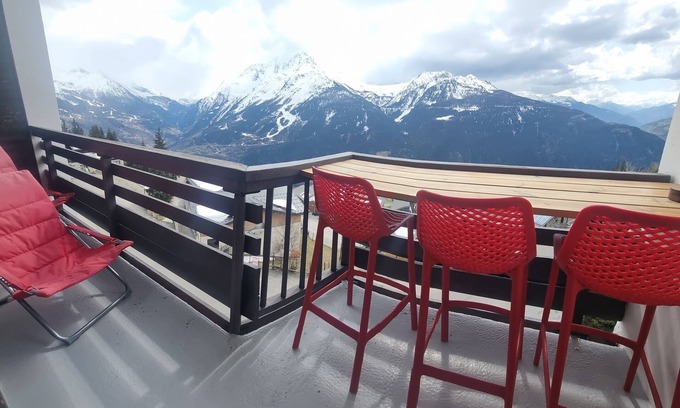 La Rosiere Condominio | 2 ROOMS 40M2 Panoramic View get 8 days for the price of 7 in April