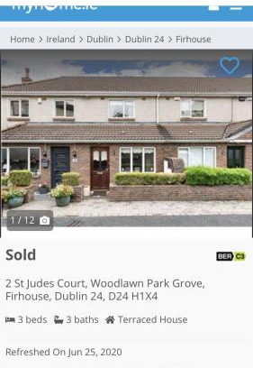 Schollarstown Casa | 2 St Jude’s Court, Woodlawn Park Grove, Firhouse, Dublin D24H1X4