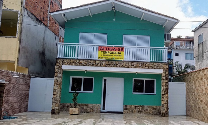 Morada da Praia Casa | 2 Suites frente al mar, cond. Dirección de la playa, río para pesca, 12 personas