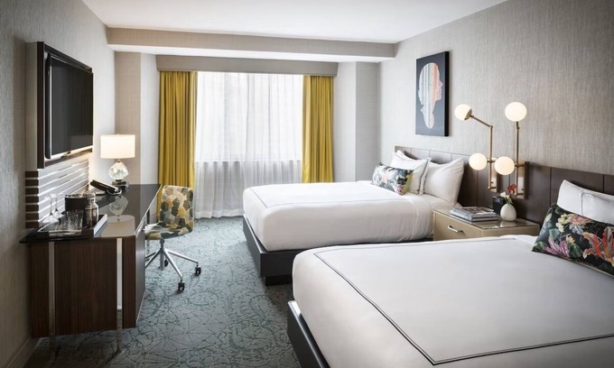 Downtown Washington D.C. Hotel | 2 Units | Double Queen Stay, The Darcy, Stylish Room, Near Lincoln Memorial