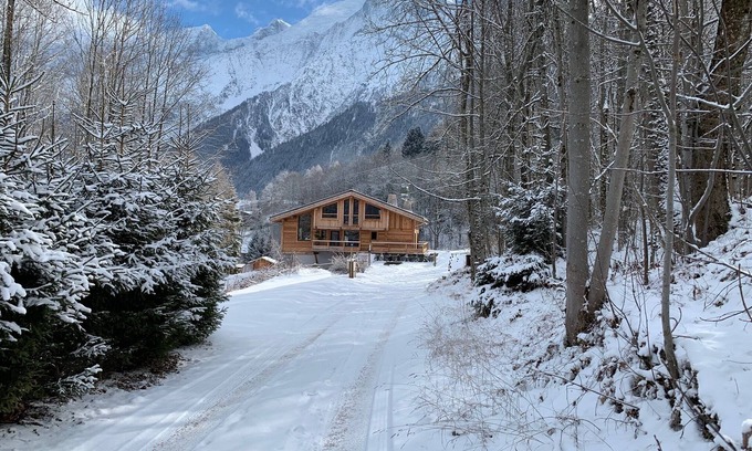 Les Houches Chalet De Esquí | Chalet de lujo al pie de las pistas para 14 personas.