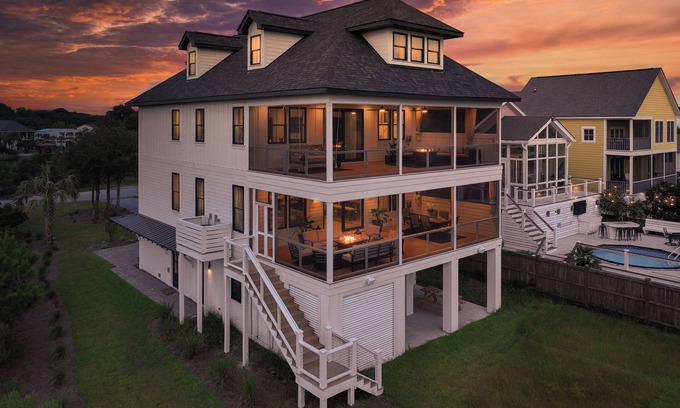 Charleston Casa | 2024 Built Villa - Marshview 10min downtown/Folly