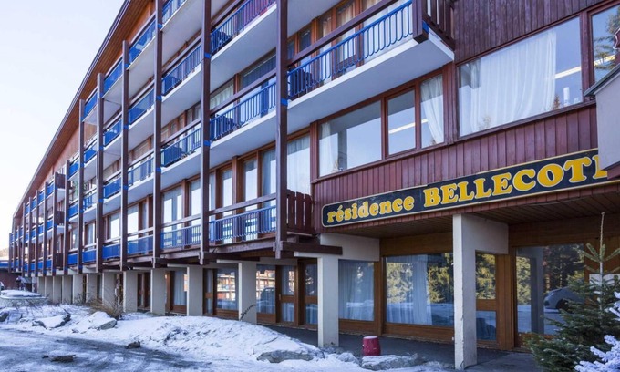 Arc-1800 Apartamento | 20m from resort center, 1st floor, balcony, tv, 25m², Les Arcs