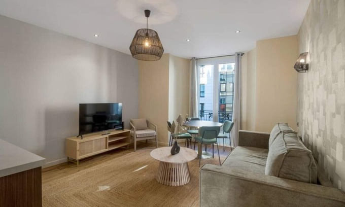 Charonne Apartamento | 21.appart 4pers#1 Bedroom #père Lachaise #nation