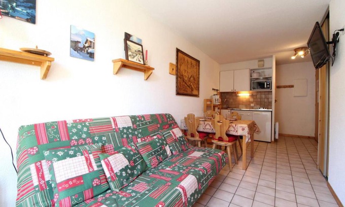 Lanslevillard Apartamento | 22 m² Apartamento ∙ 1 habitación ∙ 4 huéspedes