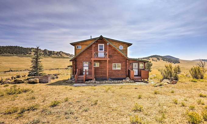 Como Cabina | 22STR-00360 Fairplay Cabin w/ Fire Pit, Mtn Views!