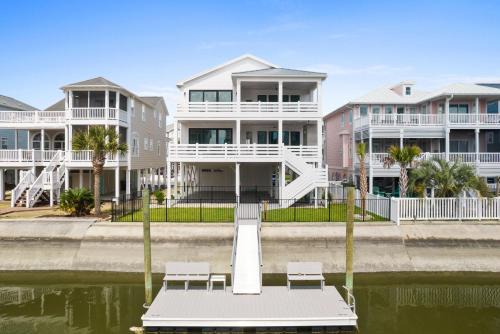 Ocean Isle Beach Casa | 25 Cumberland - Canal front with dock, Custom home finishes