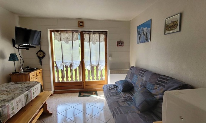 Station de Drouzin le Mont Apartamento | Estudio de 25m², balcón, ideal para 4 pers. en las montañas