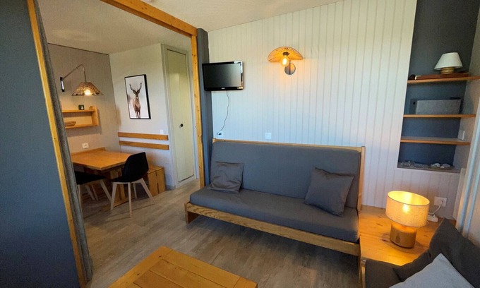 Plagne Villages Apartamento | Estudio de 26m² a pie de pista, 4 pers, Plagne Villages