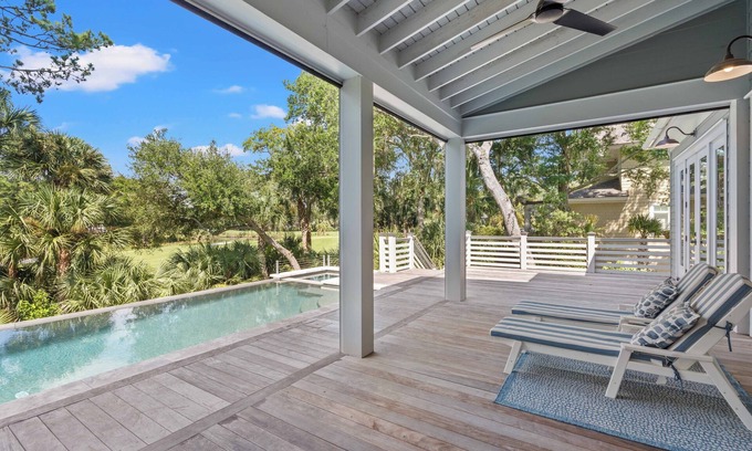 Vanderhorst Plantation Casa | 272 Tallow Tree: 5BR Home, Private Pool and Spa, Beach/Bike Gear Credit