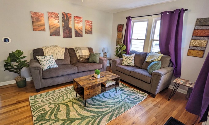 Springfield Casa | 2b1b fenced backyard with deck, outdoor space near hospitals