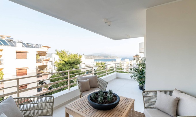 Varkiza Apartamento | 2BD Boho Sea View Apartment by The Olon