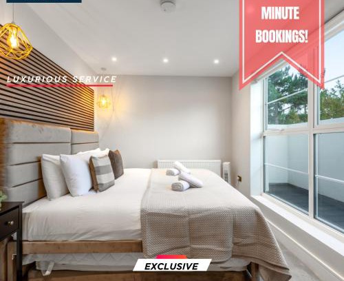 Barnhill Apartamento | 2BDRWEMBLEYFLAT l EXCLUSIVE DEALS l LAST-MINUTE ESCAPE l 1 X SUPER KING BED AND 3 SINGLE BEDS l WEMBLEY STADIUM LOCATION, FREE PARKING, SLEEPS 8 l Elevate Living Estates Short Lets & Serviced Apartments Wembley